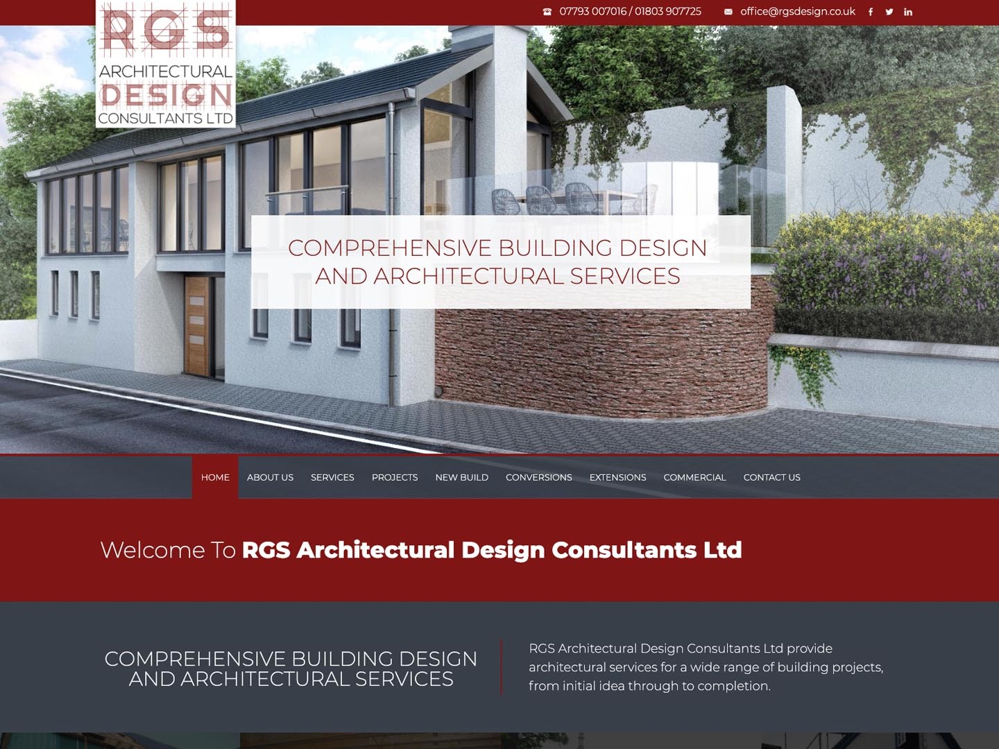 The RGS website created by it'seeze Exeter